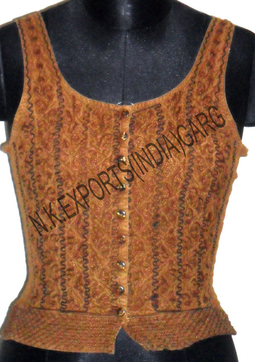 Embroidered Sleeveless Tops