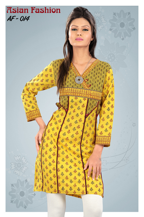 Designer Cotton kurti with vegetable dyes