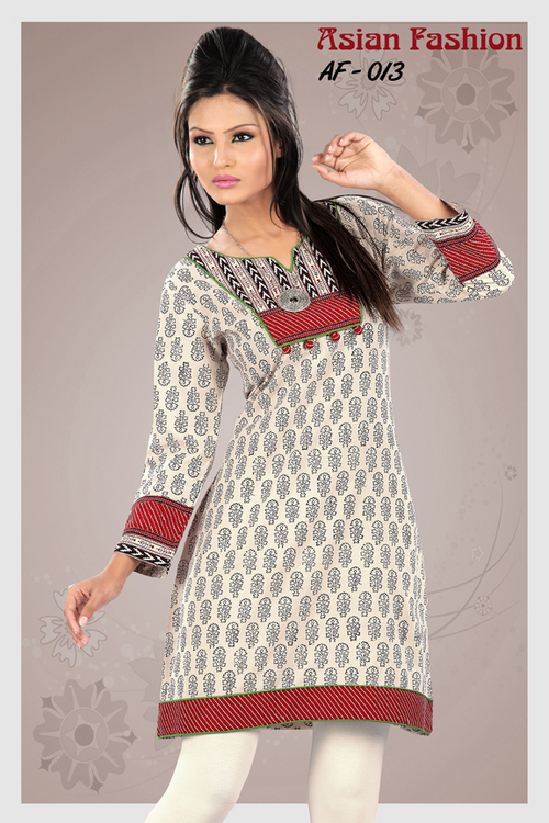 Designer Cotton kurti with vegetable dyes