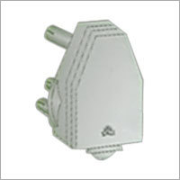 6 AMP 3 Pin Top - Plastic, Standard Size, Off-White | Durable Design, Reliable Power, Easy Installation