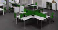 Desk Type Office Work Station