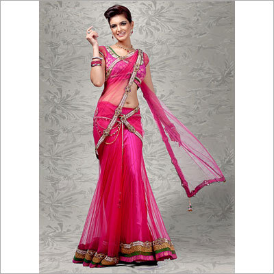 Designer Net Sarees