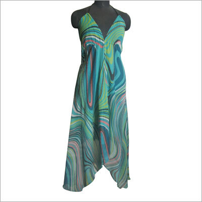 Satin Evening Dress