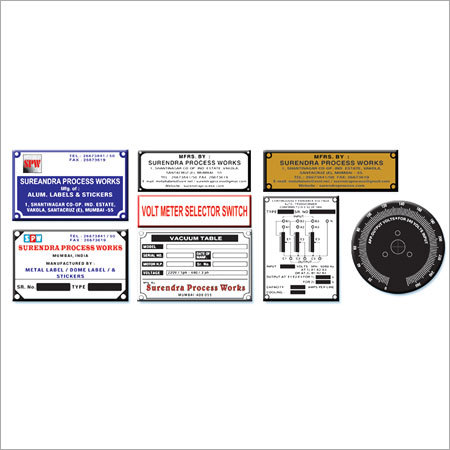 Aluminium Anodized Labels