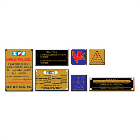 Brass Etching Labels