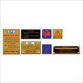 Brass Etching Labels