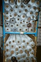 Cloth backed PVC on Rolls