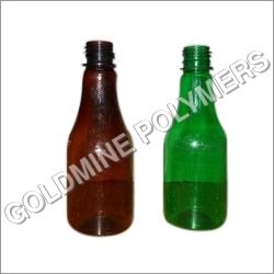 Green And Brown Pharma Plastic Pet Bottle