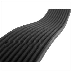 Leather Nylon Sandwich Belt