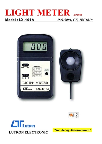 Lux Meter (Light Meter) LX101A LUTRON