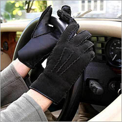 Driving Leather Hand Gloves