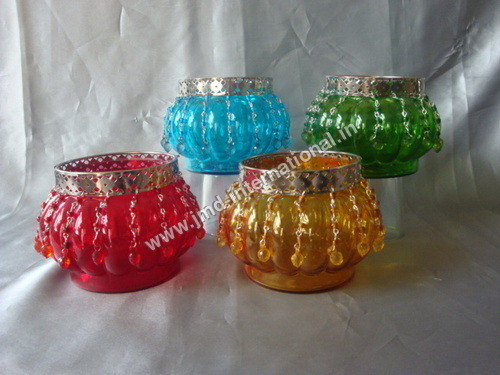Antique Glass Tea Light