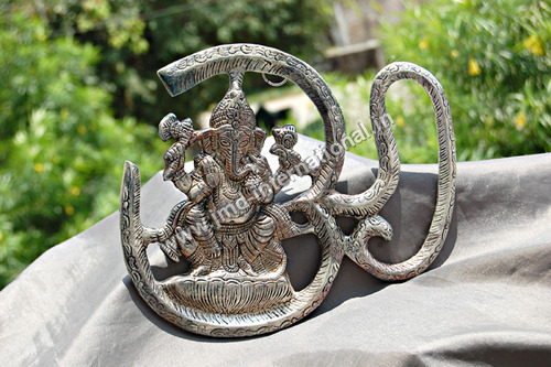 OM Style Ganesh Wall Hanging