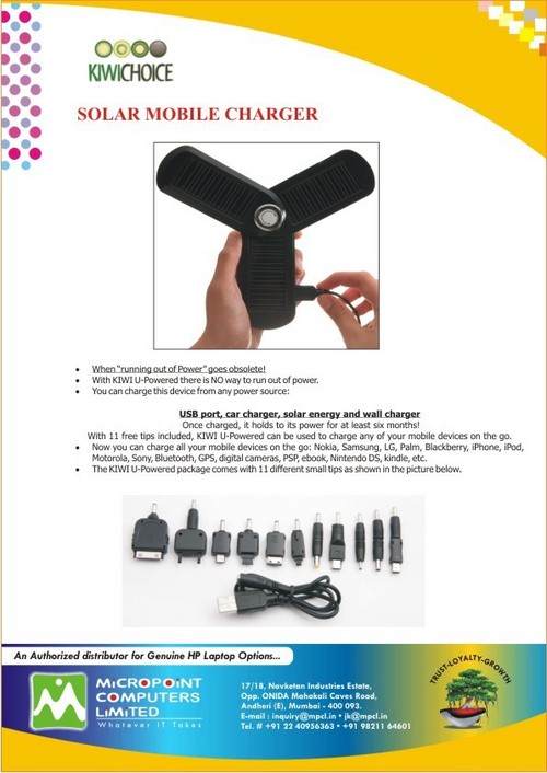 Solar Mobile Charger