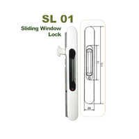 Sliding Window Locks - Aluminium, 3-8 Inch Size, Rugged Design - Dimensional Accuracy, Optimum Strength, Corrosion Resistance