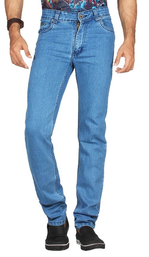 Straight Cut Denim Jeans