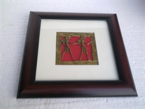 4*4 dokhara painting double frame(bastar art)