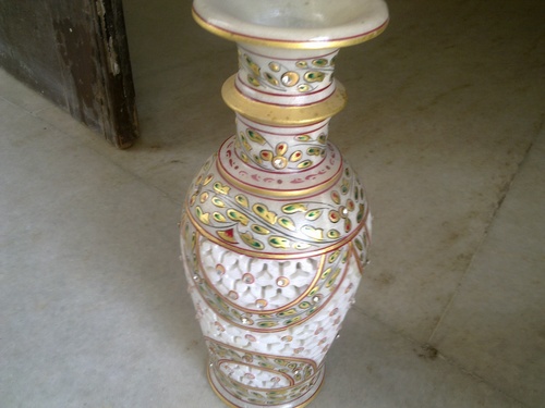 marble flower vase jalli 9'