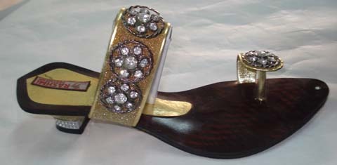 Ladies Beaded Slippers