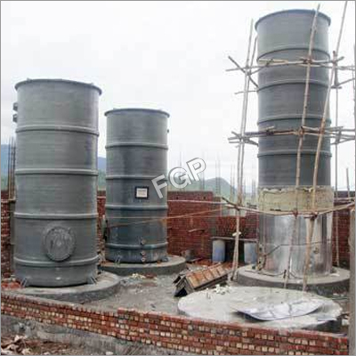 FRP Chemical Storage Tank - Grey, Round, 250-500L, 5000-10000L Capacity | High Corrosion Resistance, Lightweight, Easy Installation, Low Repair Downtime