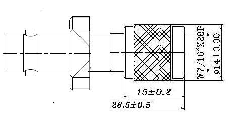 BNC Female To TNC Adaptor