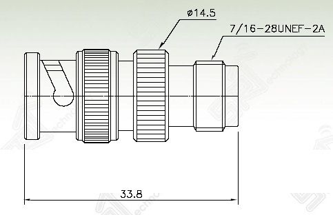 Bnc Male To Tnc Female Adaptor