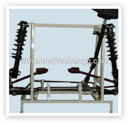 Cut Section Model Of Rack & Pinion Type Steering