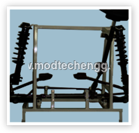 Cut Section Model Of Rack & Pinion Type Steering