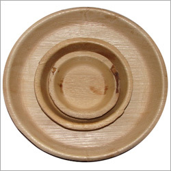 Areca Plate - Areca Leaf, 20-30cm Diameter, Light Brown Color | Biodegradable, Disposable, Eco-friendly, Lightweight, Durable