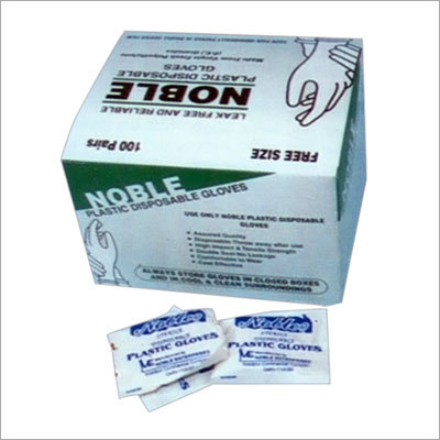 Plastic PE Examination Disposable Gloves
