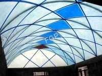 Frp Domes - Frp Material, Lightweight Design, Stunning White & Blue Colors | Easy Installation, Rust & Water Resistant, Customizable Patterns