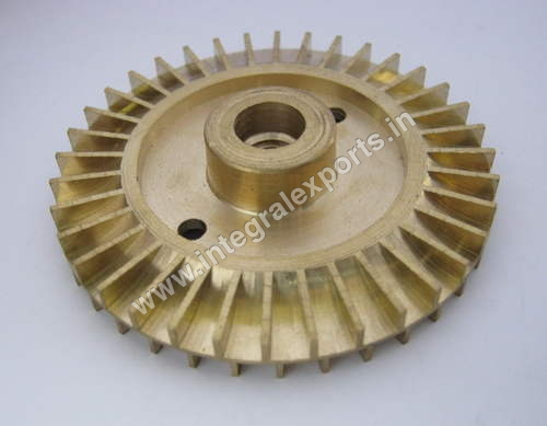 Brass Impeller - 100mm Diameter, 25mm Bore, 12 Blades | Corrosion Resistant, Durable Design, High Efficiency, Easy Installation, Optimal Flow