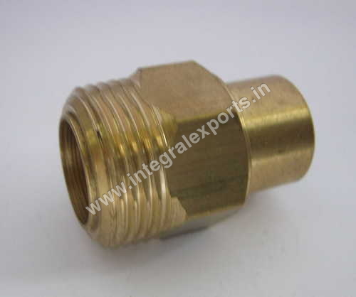 Brass Fittings - 1/2 Inch , Polished Finish | Corrosion Resistant, Durable, Easy Installation, High Flow Rate, Leak-Proof, 10 Bar Pressure