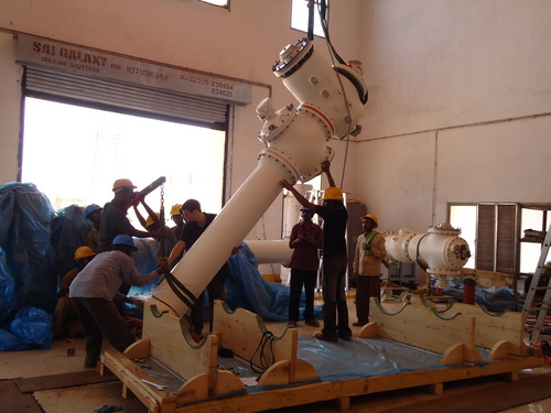 Installation work for GIS