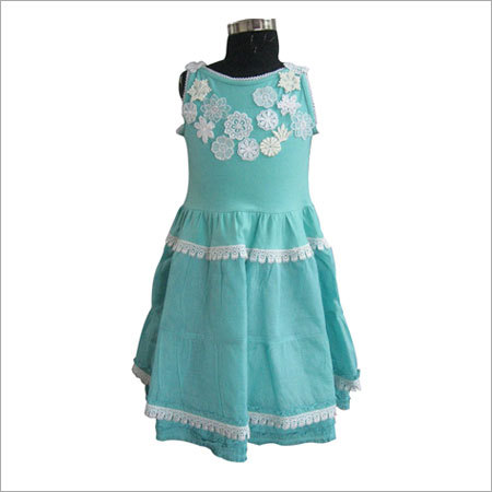 Aqua Organdy Dress