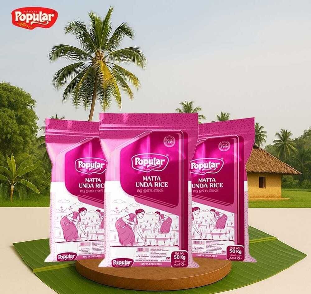 Matta Rice - Medium, Red, Slender | Hygienically Packed, Rich Taste, Quick Cooking Time, High Nutritional Value