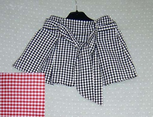 100% Cotton Yarn Dyed Check Girls Skirt - Black/White, Pleated | Soft Cotton, Comfortable Fit, Durable Fabric
