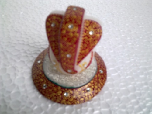 Marble Ganesh Ji With Round Base