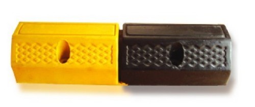 Rubber wheel stopper