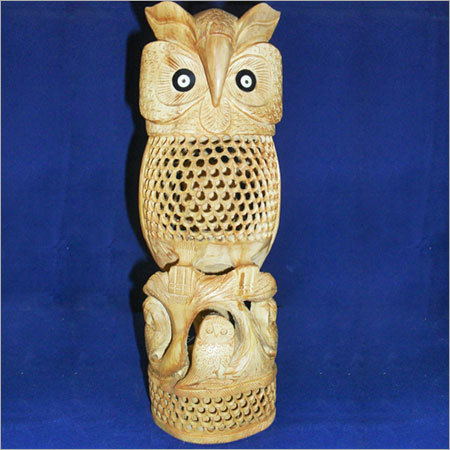 Wooden Undercut Owl