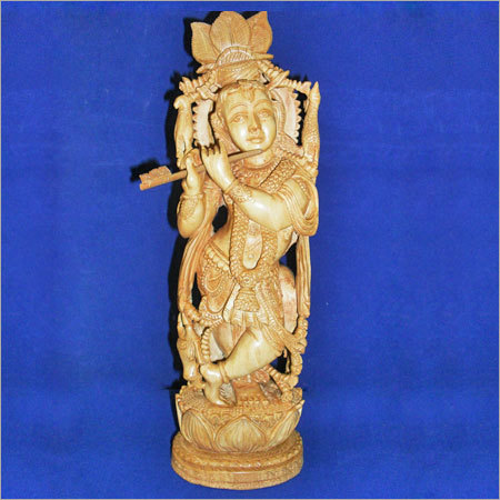 Wooden Krishna