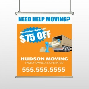 Hanging Moving Banner