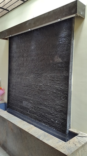 Black Wall Water Curtain Falls