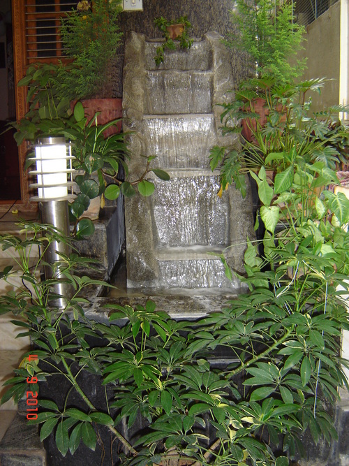 Fibreglass Made Water Falls - Customizable Size, Non-Music Cascade Fountain | Perfect for Indoor and Outdoor Use