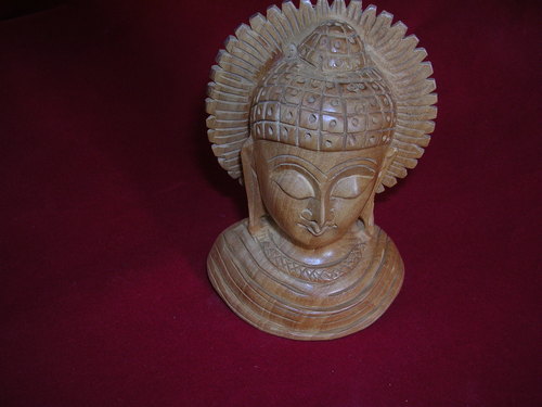 wooden kiran buddha 4'