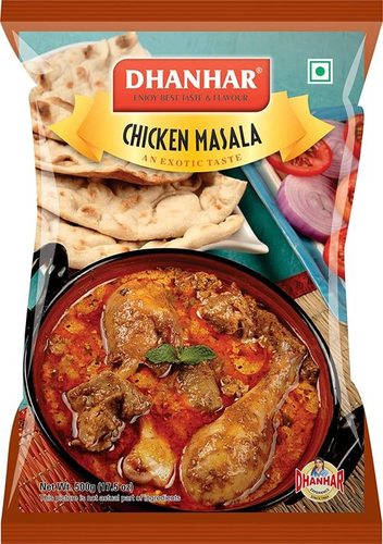 Dhanhar Chicken Masala , 500 Grams | Blended Spices | No Artificial Flavour