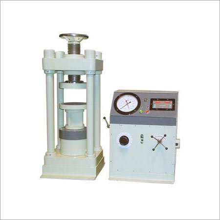 C.T.M. 2000 kNs Digital 4 Pillar Model with Pressure Gauge - Steel, Digital Display, Electric/Manual Operation | Accurate Readings, Durable Design, Easy Operation