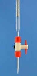 Burettes - 50 Ml Capacity, Glass Material | ± 0.1% Accuracy, 0.1 Ml Graduation, Accurate Dispensing, Durable, Easy To Read, Precise Control