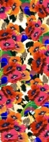 Digital Print Floral Silk-Wool Scarf