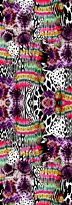 Digital Print Abstract Silk-Wool Scarf